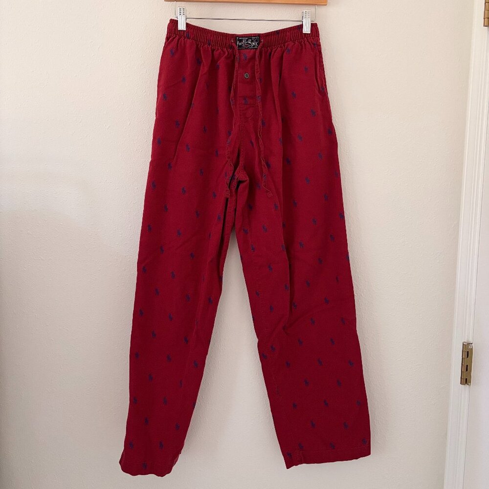 Vintage Polo Ralph Lauren Red Pajama Pants